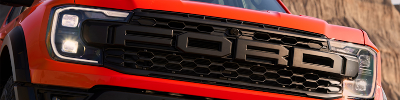 Nahaufnahme Front roter Ford