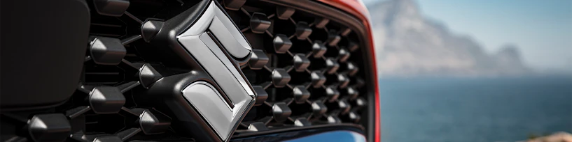 Nahaufnahme Front roter Suzuki