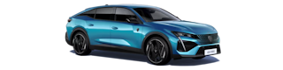 Peugeot 408 blu