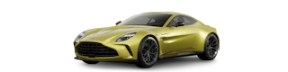 Gelber Aston Martin Vantage