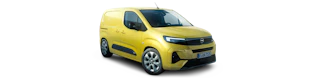 Gelber Opel Combo Cargo von aussen