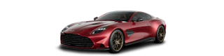 Roter Aston Martin Vanquish von aussen