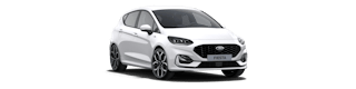 Ford Fiesta blanc
